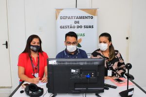 Imagem da notícia - Seas promove videoconferência para trabalhadores do Sistema Único de Assistência Social de Canutama e Itapiranga
