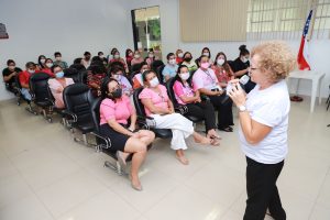 Imagem da notícia - Servidoras da Seas participam de ação alusiva ao Outubro Rosa
