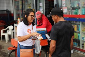 Imagem da notícia - Seas orienta feirantes e clientes da Manaus Moderna a proteger crianças e adolescentes contra exploração sexual