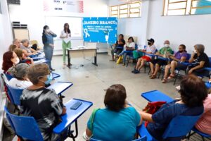 Imagem da notícia - Usuários do Miranda Leão participam de roda de conversa que trata sobre equilíbrio emocional em alusão ao ‘Janeiro Branco’