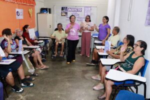 Imagem da notícia - Agosto Lilás: Centros de Convivência da Família realizam atividades sobre a Lei Maria da Penha