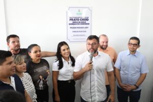 Imagem da notícia - Em Parintins, Wilson Lima reinaugura restaurante do Prato Cheio ampliado e reforça setores social e primário