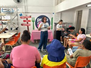 Imagem da notícia - Seas inicia ciclo de palestra nos restaurantes Prato Cheio sobre Outubro Rosa e alimentação saudável