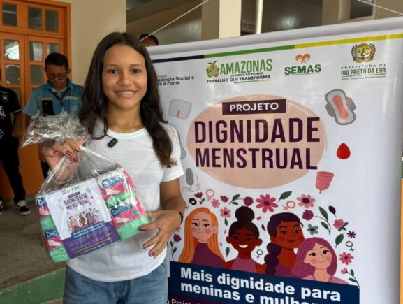 Dignidade Menstrual: programa alcança meninas e mulheres de 16 municípios, com mais de 32 mil absorventes higiênicos entregues