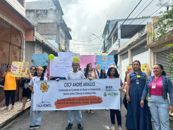 Centro de Convivência André Araújo reforça campanha de combate à exploração sexual de cri…