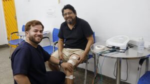 Paciente de fisioterapia cilomar foto gabriel bianchi