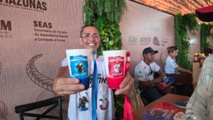 Festival de Parintins 2026: Crédito Rosa é destaque no estande da Seas no Espaço do Turis…